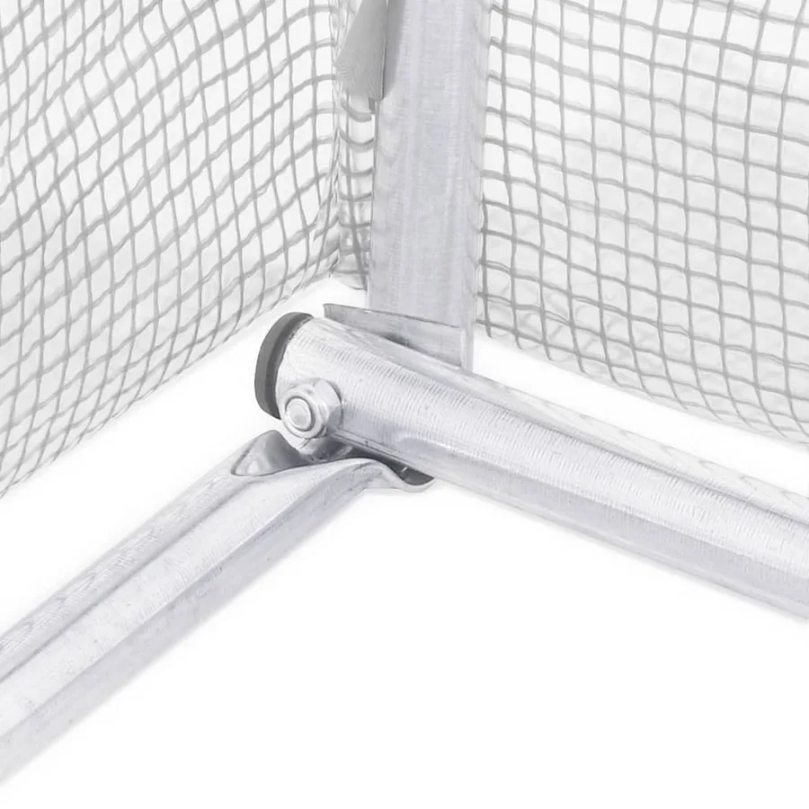 Serre avec cadre en acier blanc 96 m² 24x4x2 m - 8