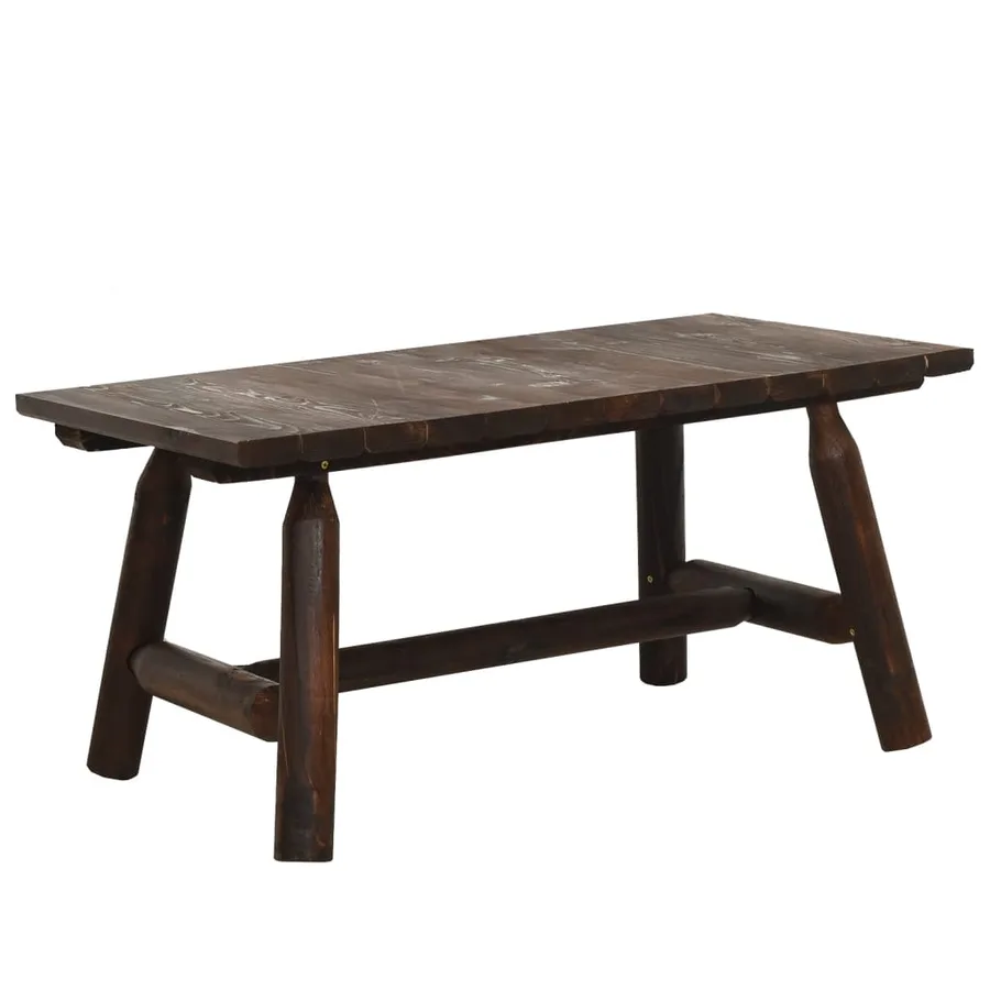 Ensemble de salon de jardin 5 pcs bois massif d'épicéa - 4
