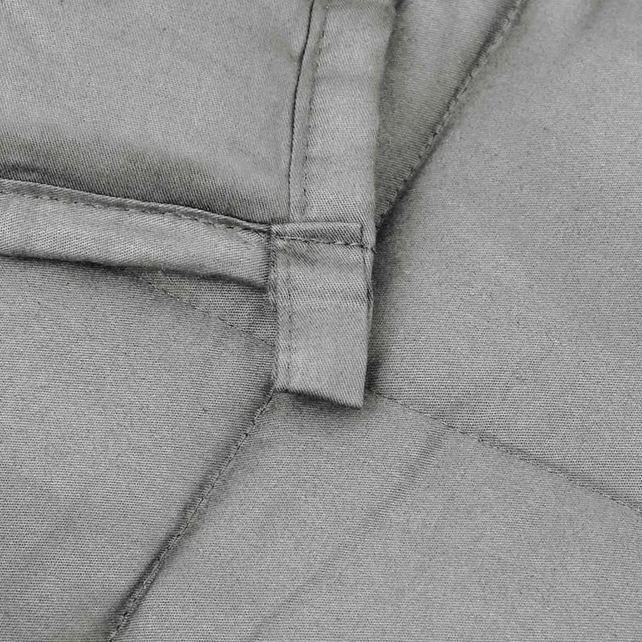 Couverture lestée Gris 140x200 cm 10 kg Tissu - 5