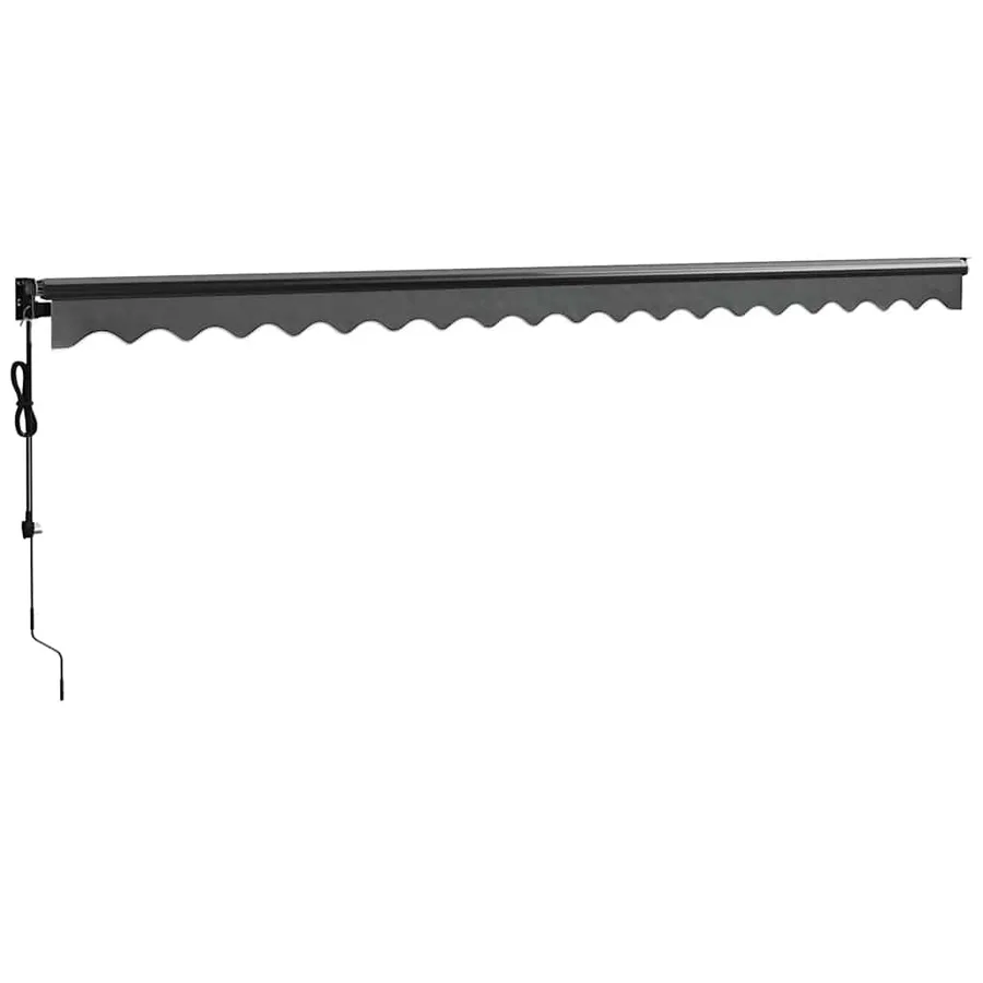 Auvent rétractable automatique anthracite 5x3 m - 4