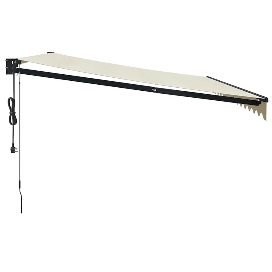 Auvent rétractable automatique crème 4x3 m - 6
