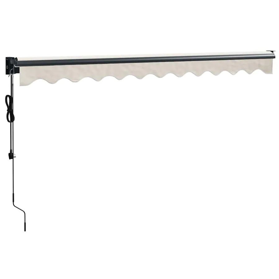 Auvent rétractable automatique crème 3x2,5 m - 4