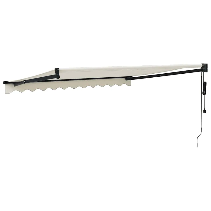 Auvent rétractable automatique crème 3x2,5 m - 5