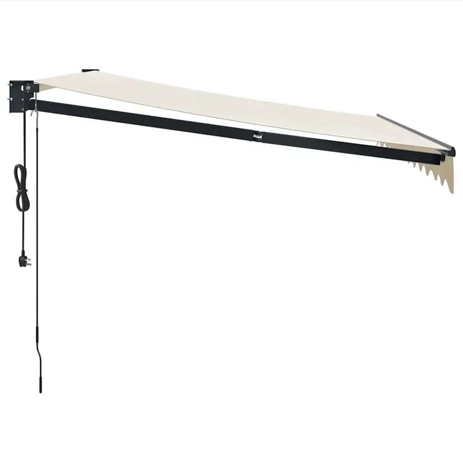 Auvent rétractable automatique crème 3x2,5 m - 6