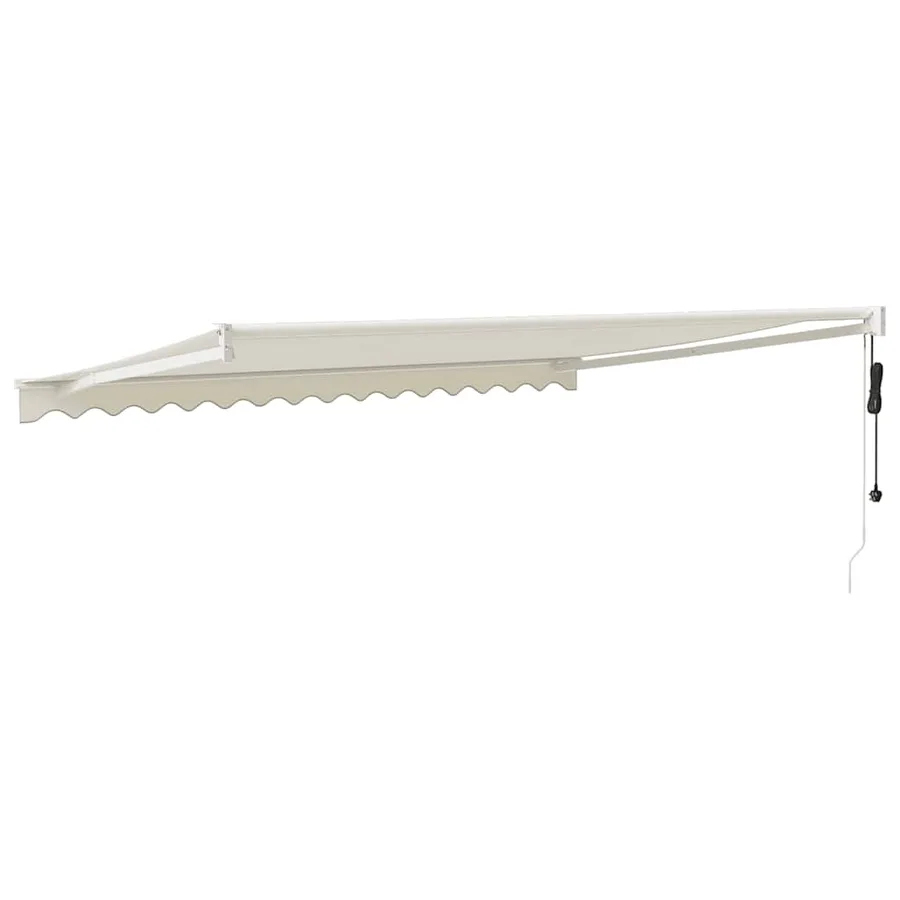 Auvent rétractable automatique crème 4x3 m - 5