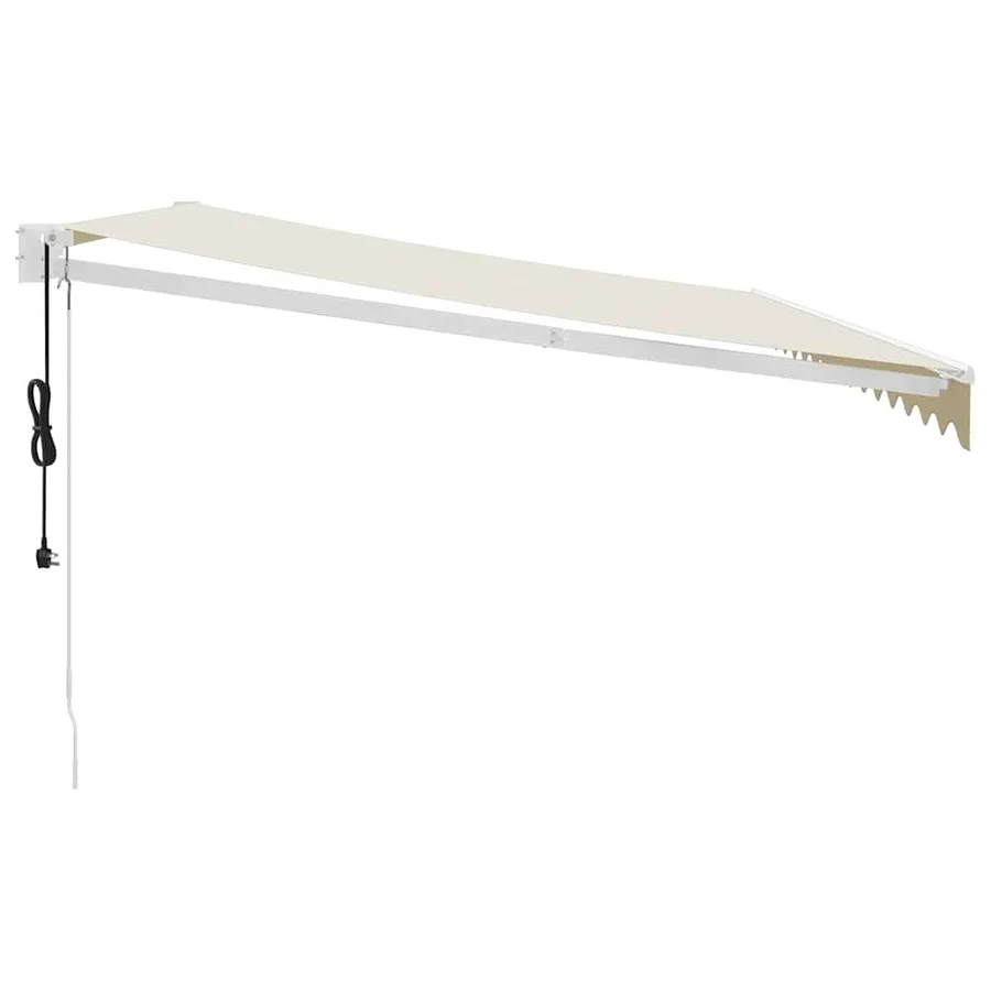 Auvent rétractable automatique crème 4x3 m - 6