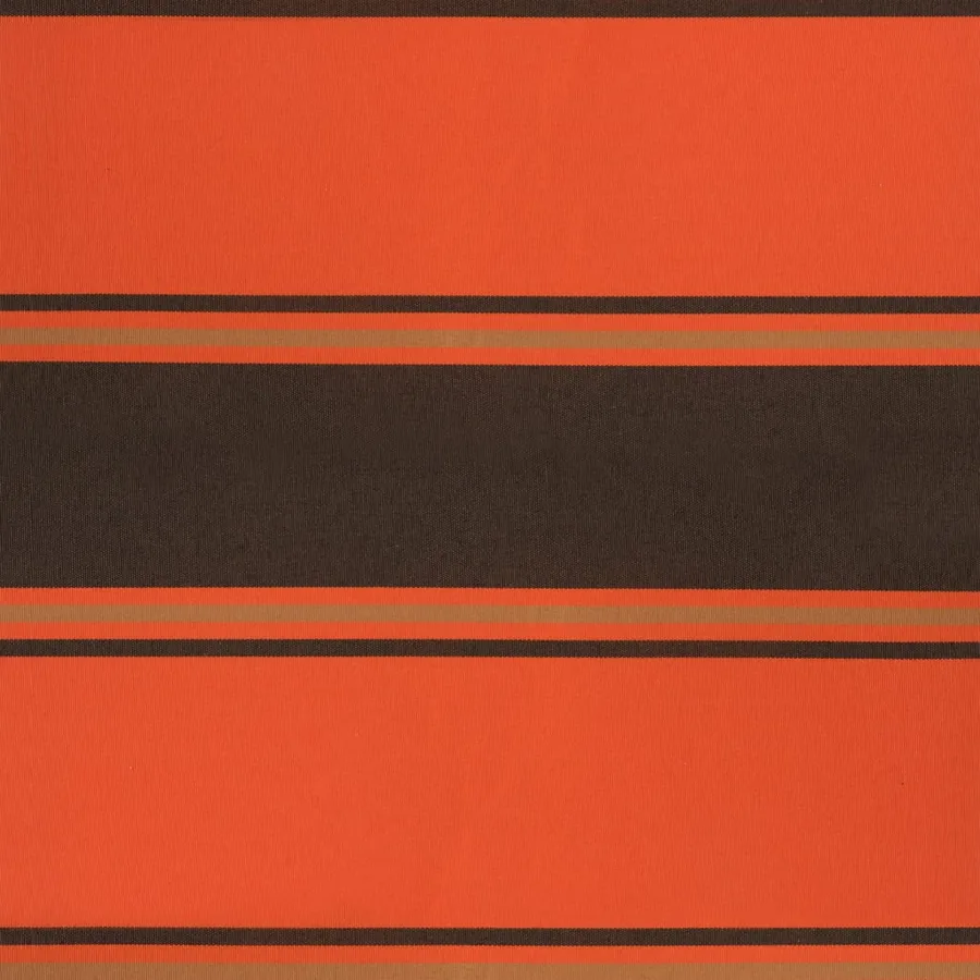 Auvent rétractable orange et marron 4,5x3 m tissu et aluminium - 8