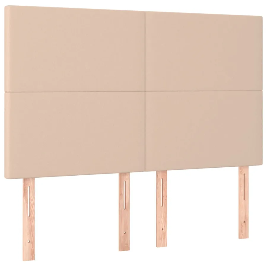 Cadre de lit sans matelas cappuccino 140x200 cm similicuir - 9