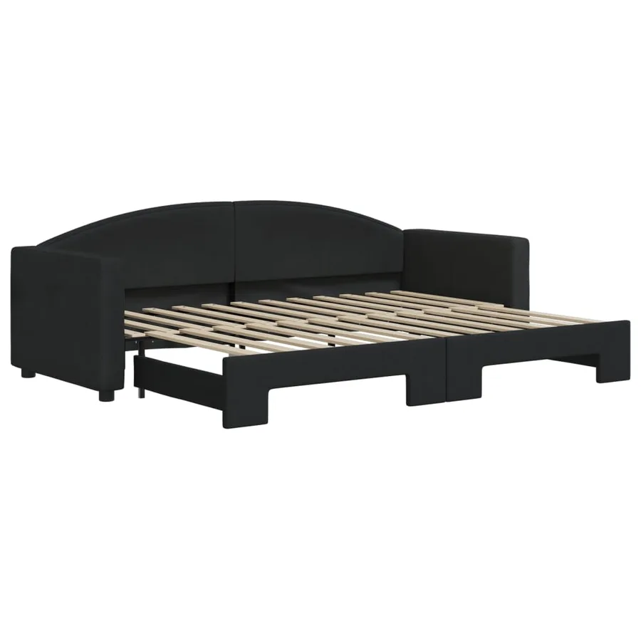 Lit de jour avec gigogne sans matelas 80x200 cm - 2