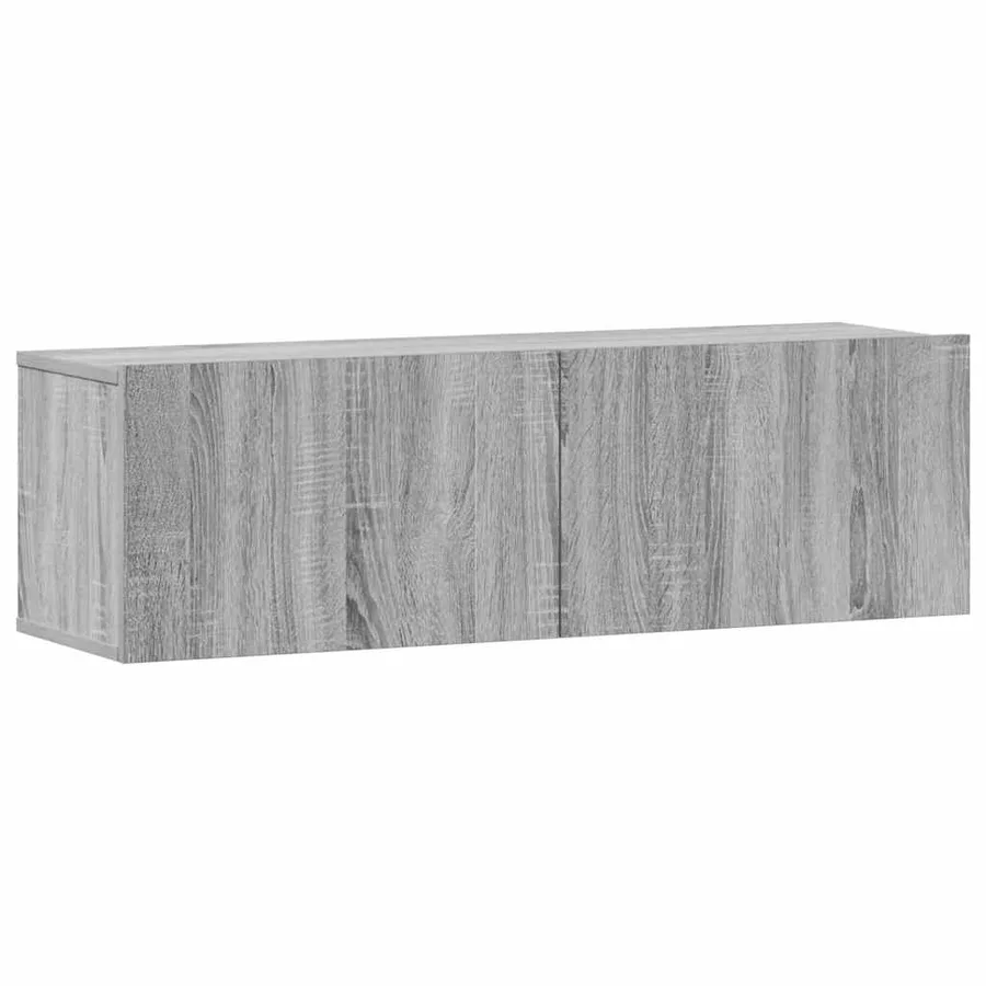 Ensemble de meubles TV 3 pcs Sonoma gris Bois d'ingénierie - 4
