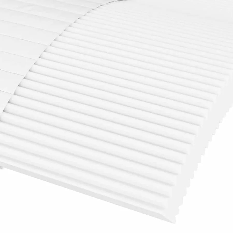 Lit de jour avec matelas jaune 100x200 cm velours - 9
