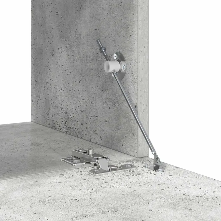 Ensemble de meubles TV 8 pcs Gris béton Bois d'ingénierie - 12
