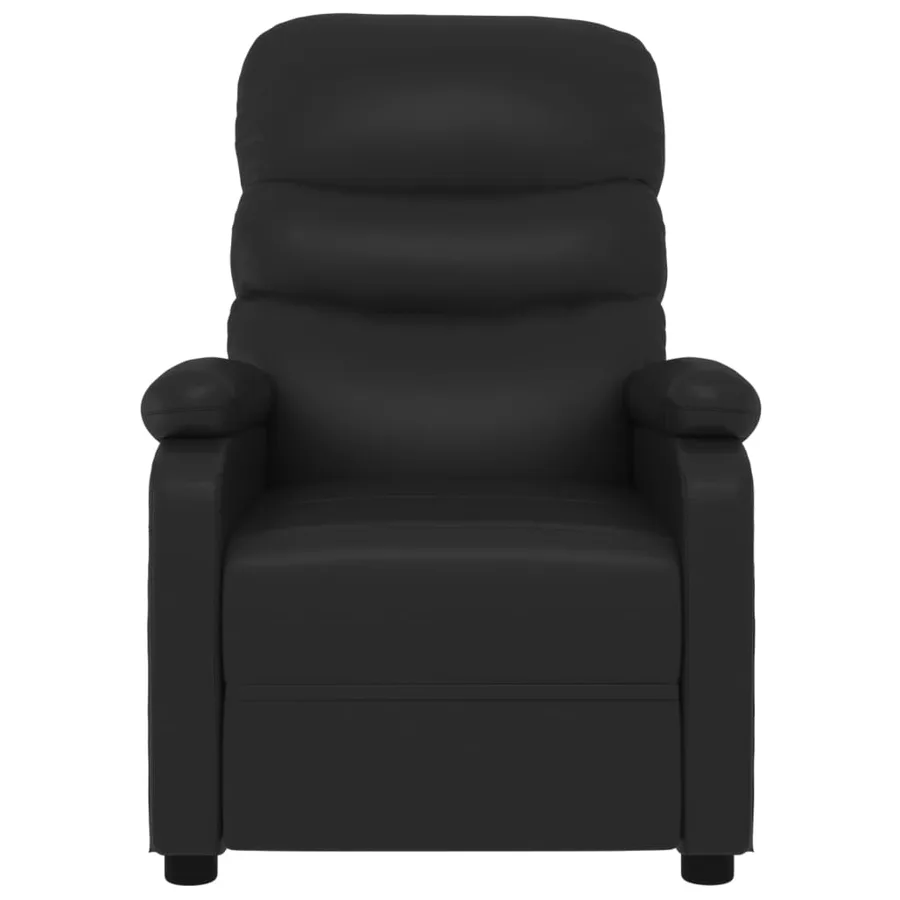 Fauteuil inclinable électrique Noir Similicuir - 4