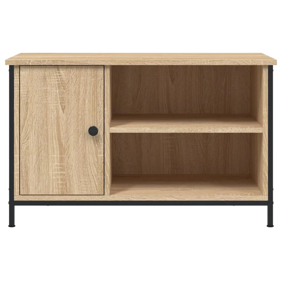 Meuble TV Chêne sonoma 80x40x50 cm Bois d'ingénierie - 6
