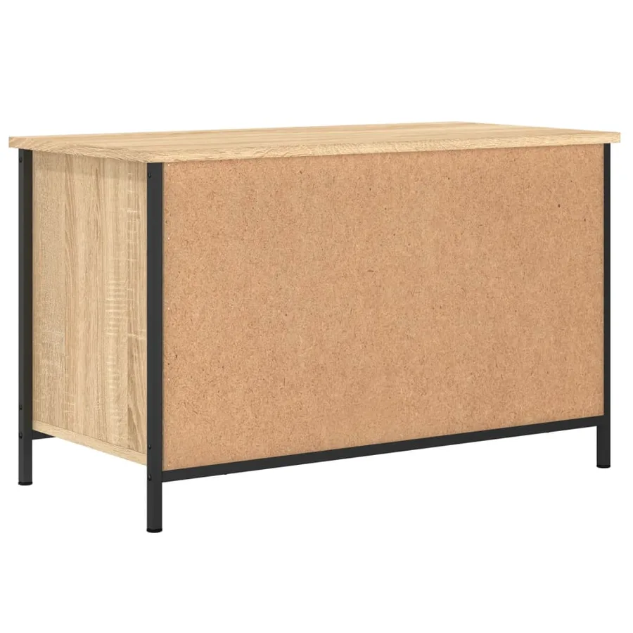 Meuble TV Chêne sonoma 80x40x50 cm Bois d'ingénierie - 8