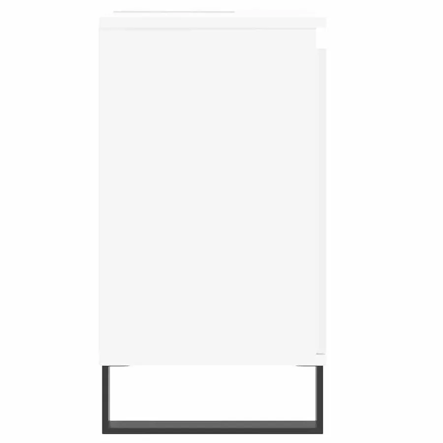 Armoire de salle de bain blanc 58x33x60 cm bois d'ingénierie - 6