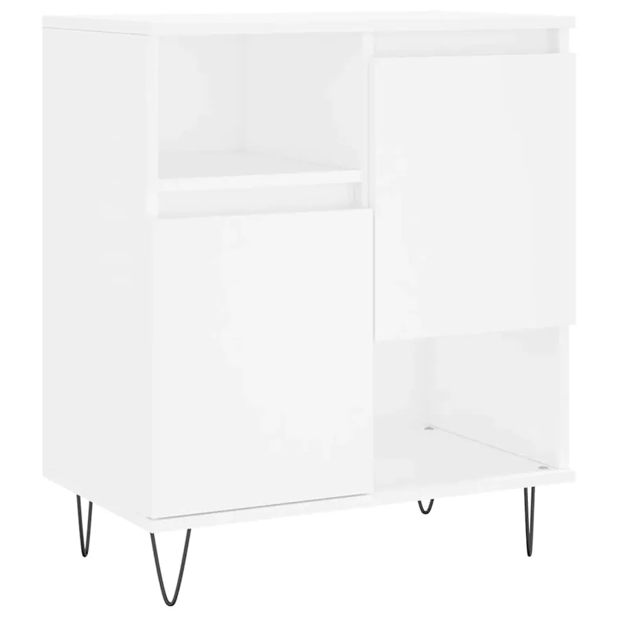Buffet Blanc 60x35x70 cm Bois d'ingénierie - 2