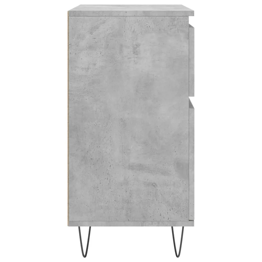 Buffet Gris béton 60x35x70 cm Bois d'ingénierie - 7