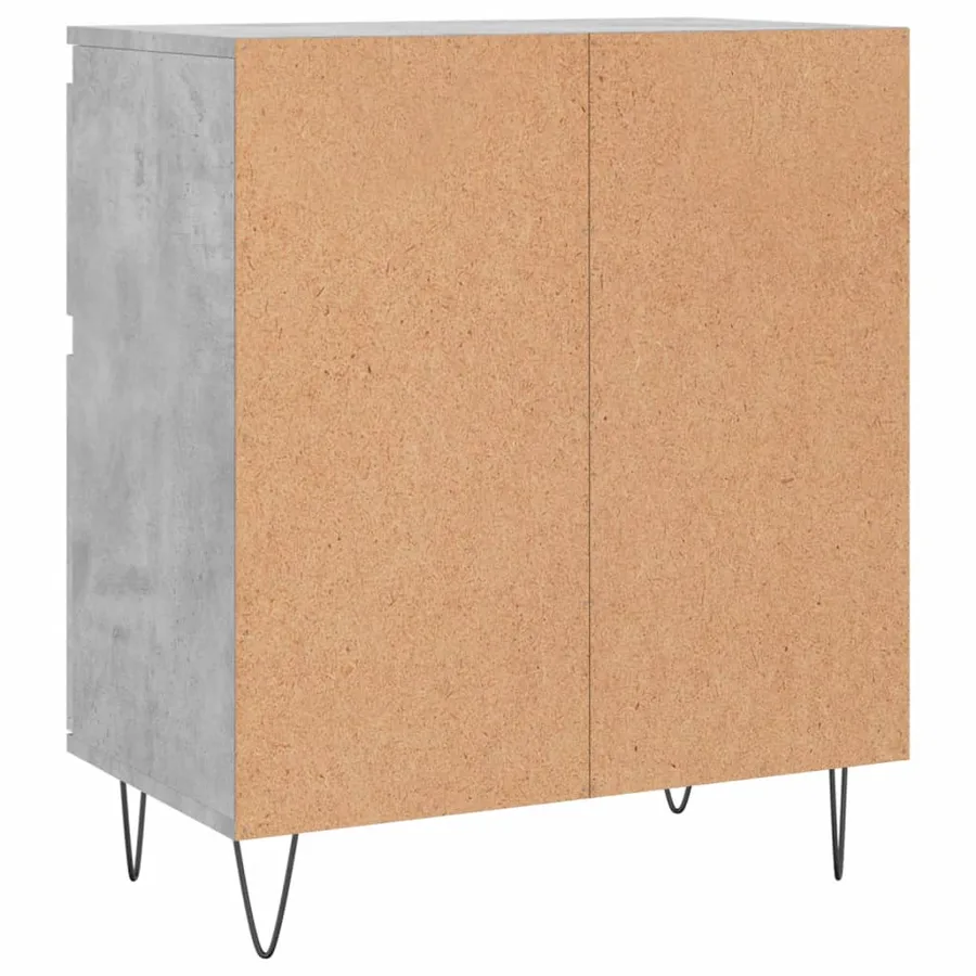 Buffet Gris béton 60x35x70 cm Bois d'ingénierie - 8