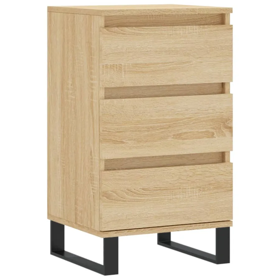 Buffet chêne sonoma 40x35x70 cm bois d'ingénierie - 2