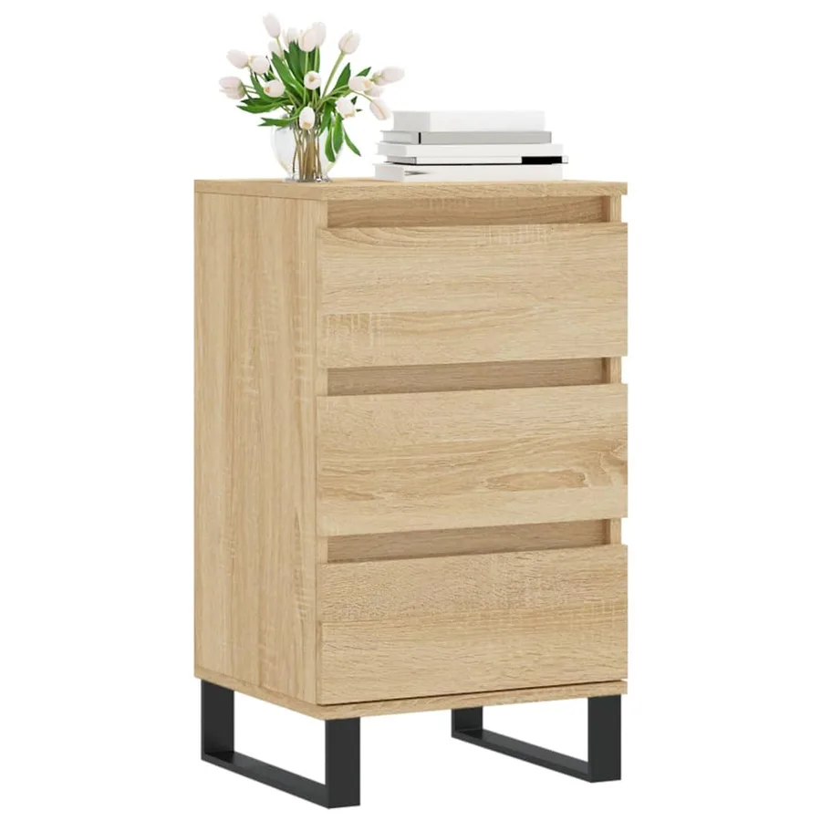 Buffet chêne sonoma 40x35x70 cm bois d'ingénierie - 3