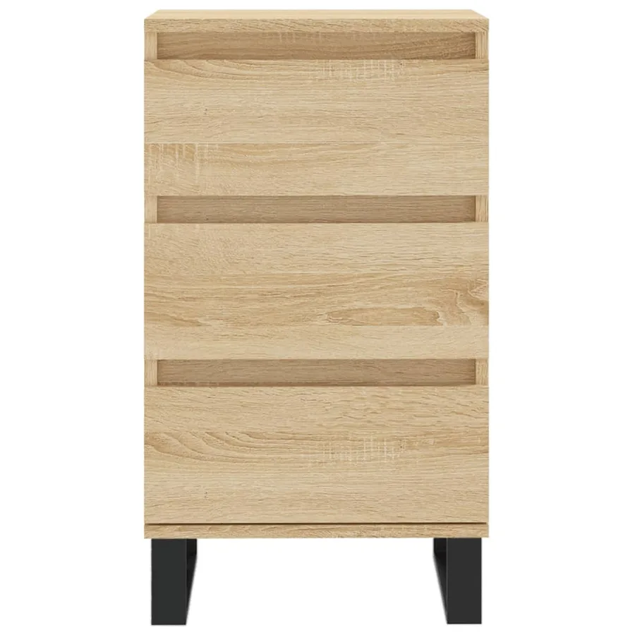 Buffet chêne sonoma 40x35x70 cm bois d'ingénierie - 5