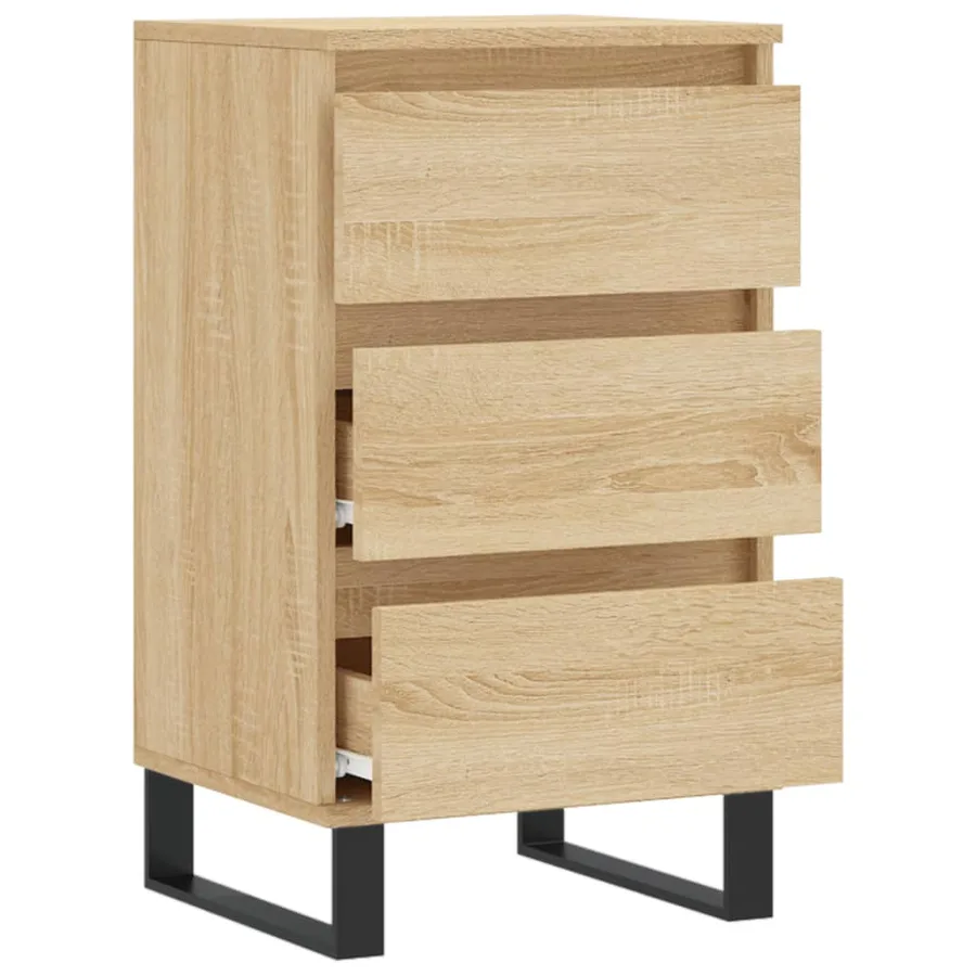 Buffet chêne sonoma 40x35x70 cm bois d'ingénierie - 6