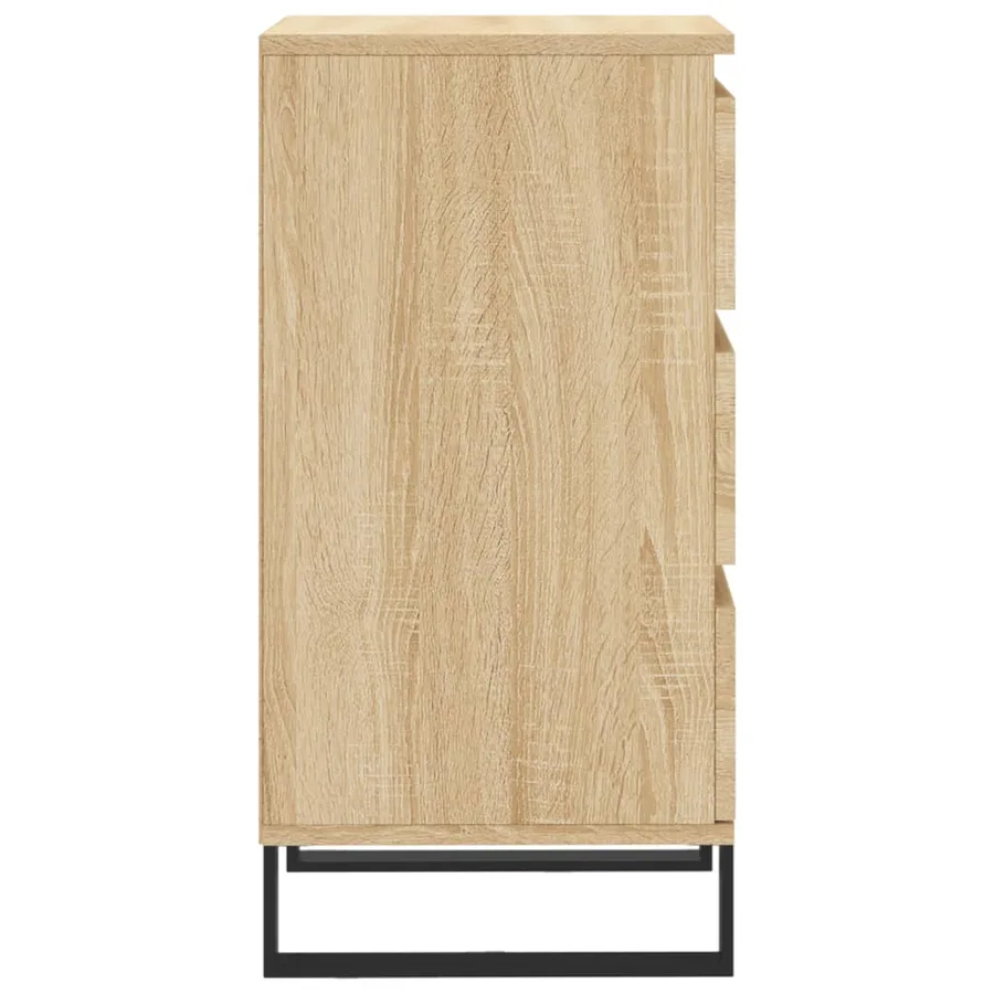 Buffet chêne sonoma 40x35x70 cm bois d'ingénierie - 7