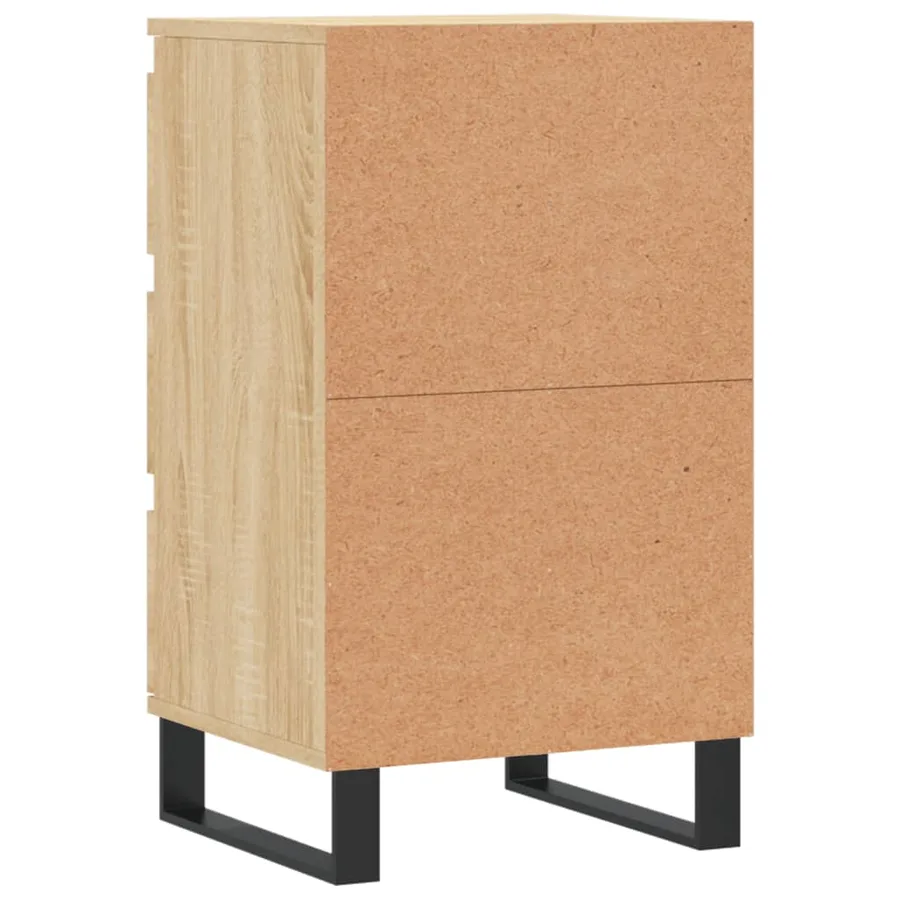 Buffet chêne sonoma 40x35x70 cm bois d'ingénierie - 8