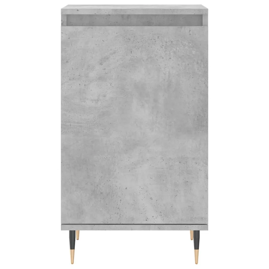 Buffet gris béton 40x35x70 cm bois d'ingénierie - 5