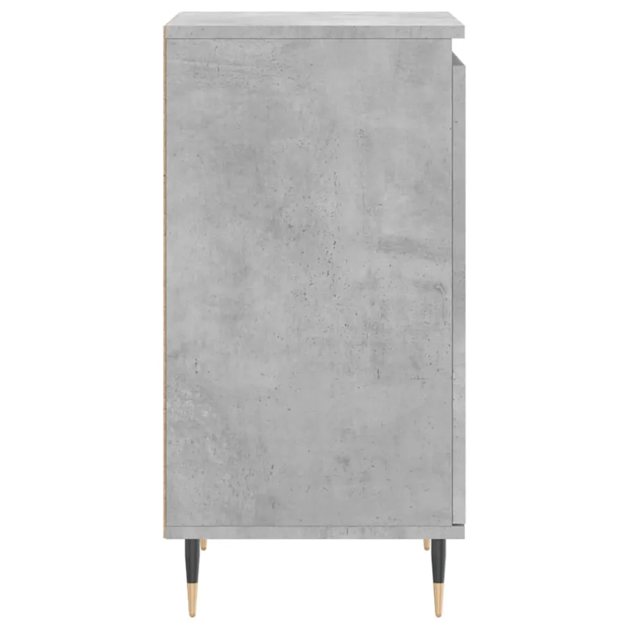 Buffet gris béton 40x35x70 cm bois d'ingénierie - 7