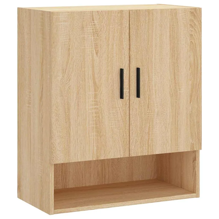 Armoire murale chêne sonoma 60x31x70 cm bois d'ingénierie - 2