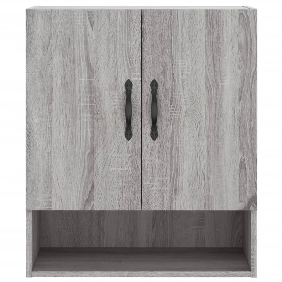 Armoire murale sonoma gris 60x31x70 cm bois d'ingénierie - 5