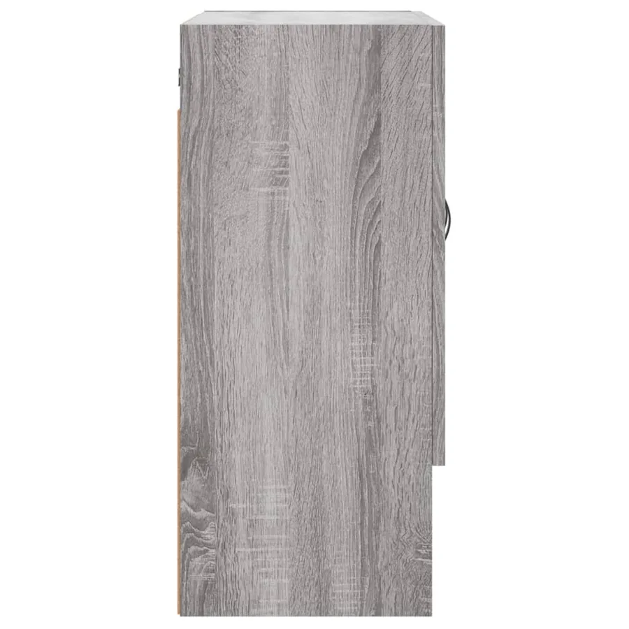 Armoire murale sonoma gris 60x31x70 cm bois d'ingénierie - 7