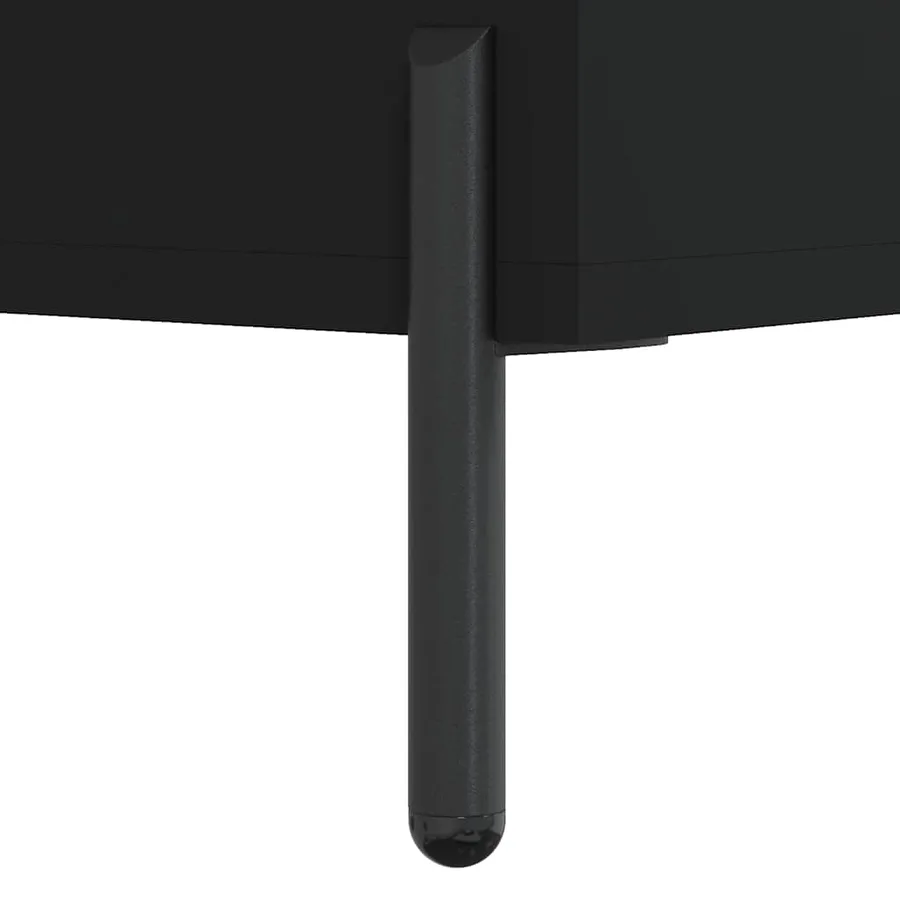 Buffet Noir 34,5x34x90 cm Bois d'ingénierie - 11