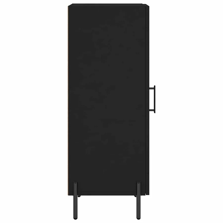 Buffet Noir 34,5x34x90 cm Bois d'ingénierie - 7