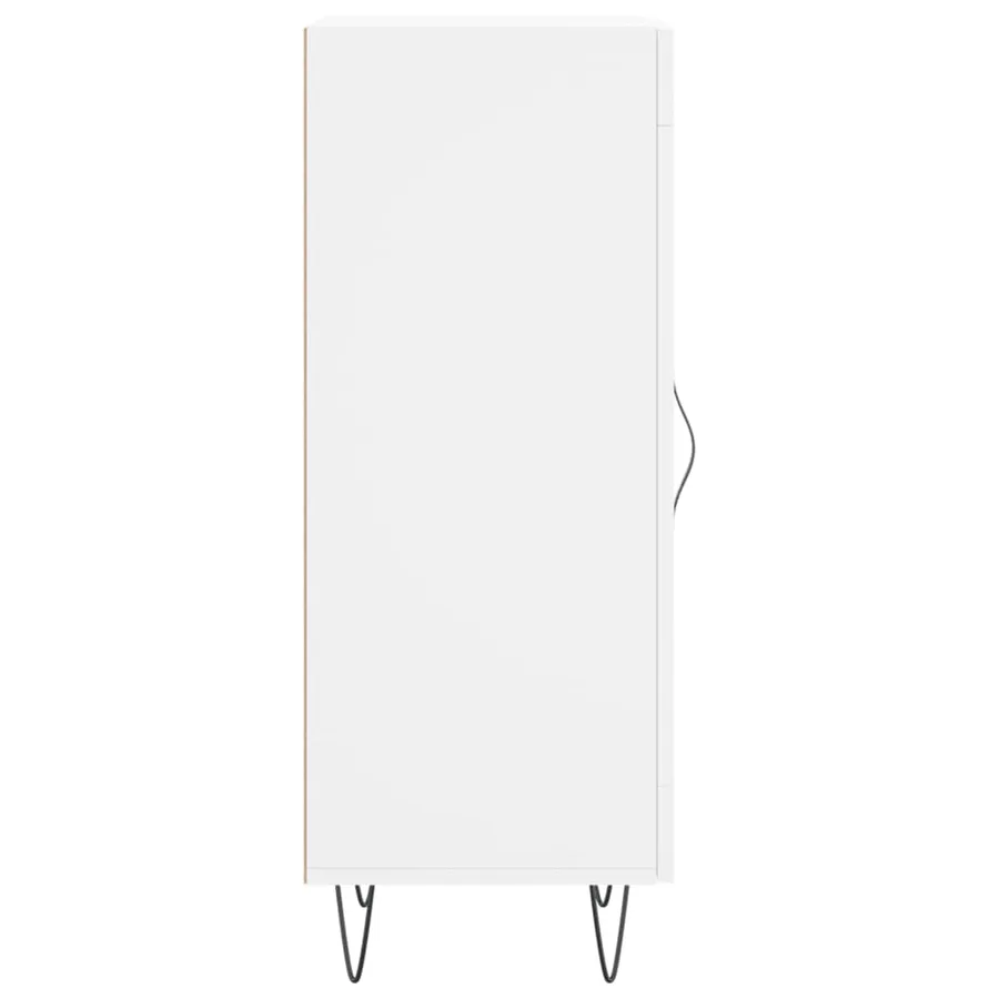 Buffet blanc 34,5x34x90 cm bois d'ingénierie - 7