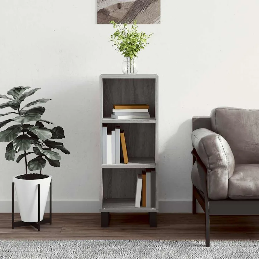 Buffet sonoma gris 34,5x32,5x90 cm bois d'ingénierie