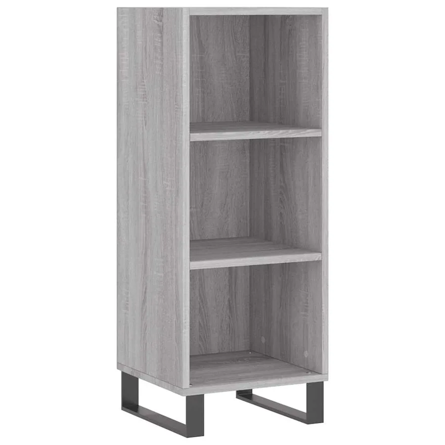 Buffet sonoma gris 34,5x32,5x90 cm bois d'ingénierie - 2