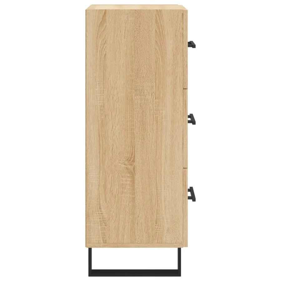 Buffet Chêne sonoma 34,5x34x90 cm Bois d'ingénierie - 7