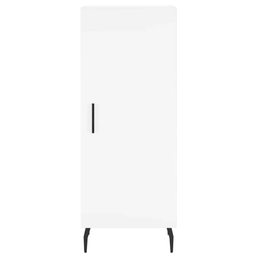 Buffet blanc 34,5x34x90 cm bois d'ingénierie - 6