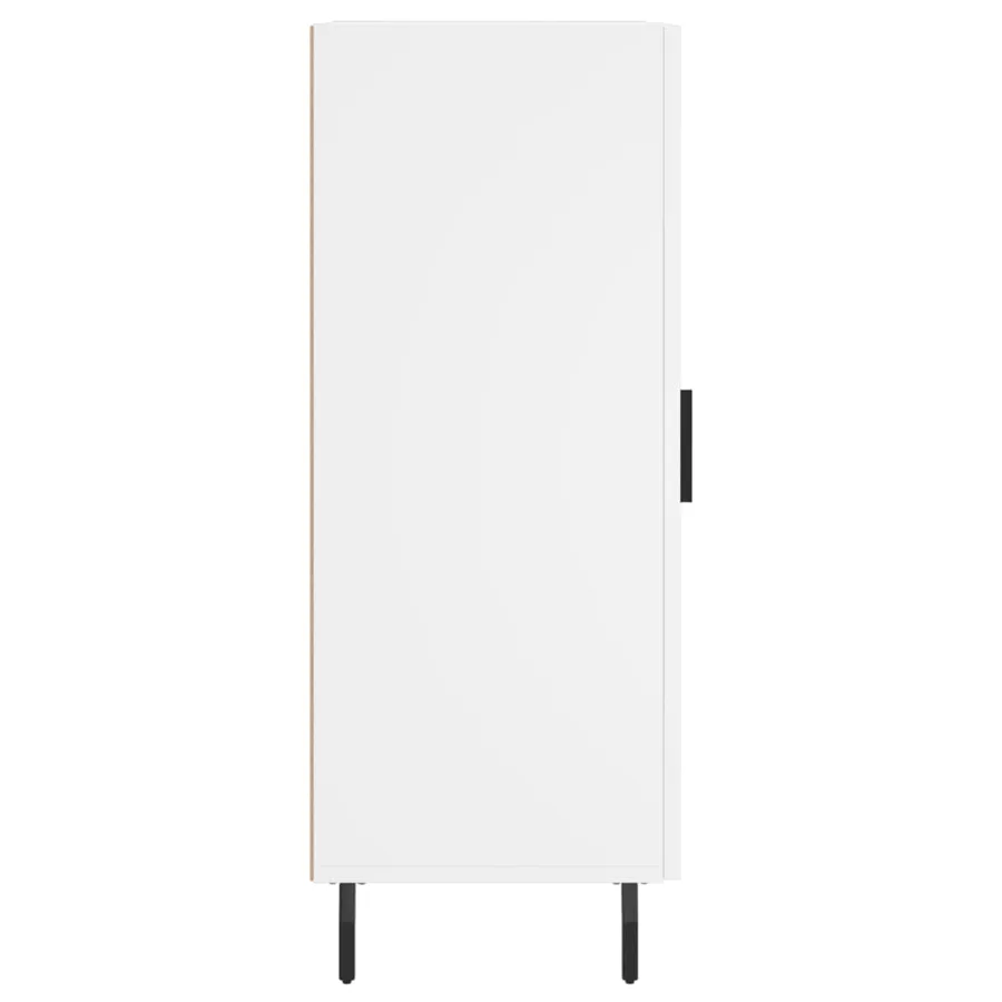 Buffet blanc 34,5x34x90 cm bois d'ingénierie - 7