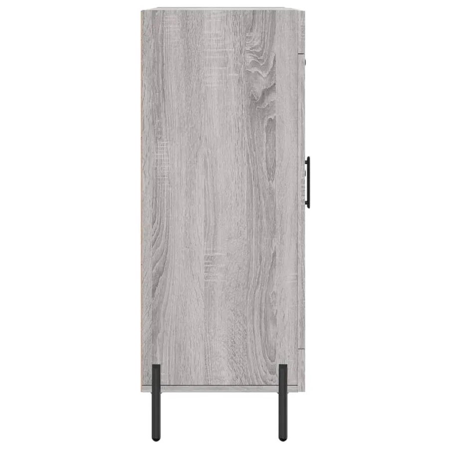 Buffet sonoma gris 69,5x34x90 cm bois d'ingénierie - 7