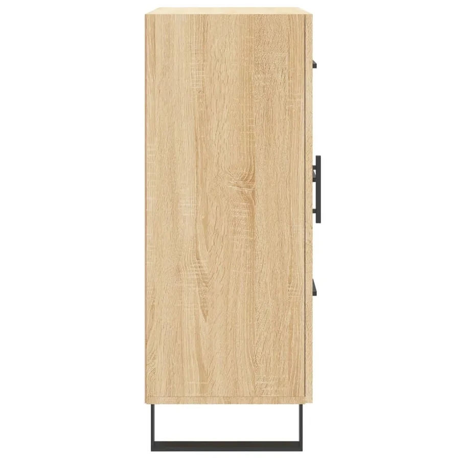 Buffet chêne sonoma 69,5x34x90 cm bois d'ingénierie - 7
