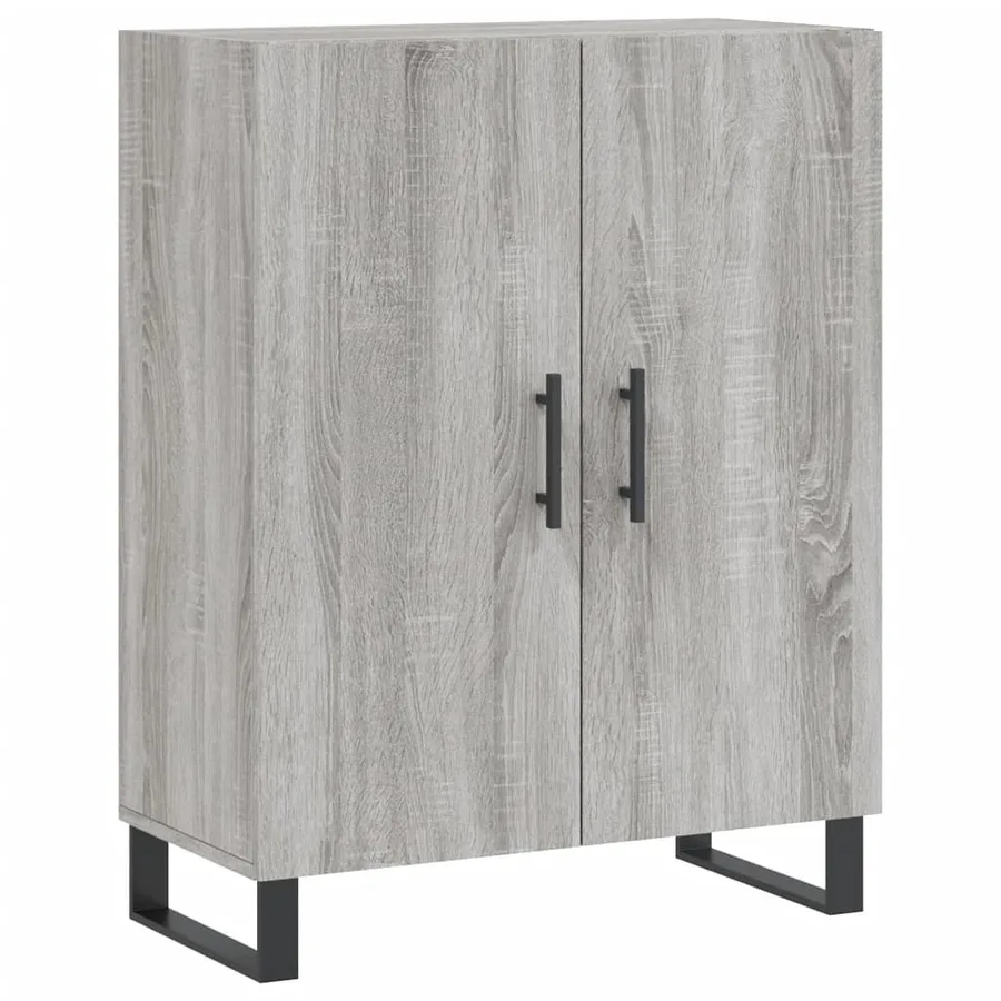 Buffet sonoma gris 69,5x34x90 cm bois d'ingénierie - 2