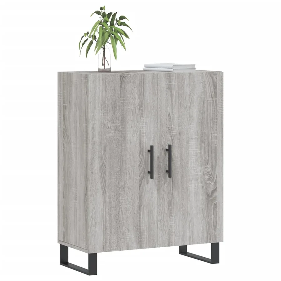 Buffet sonoma gris 69,5x34x90 cm bois d'ingénierie - 3