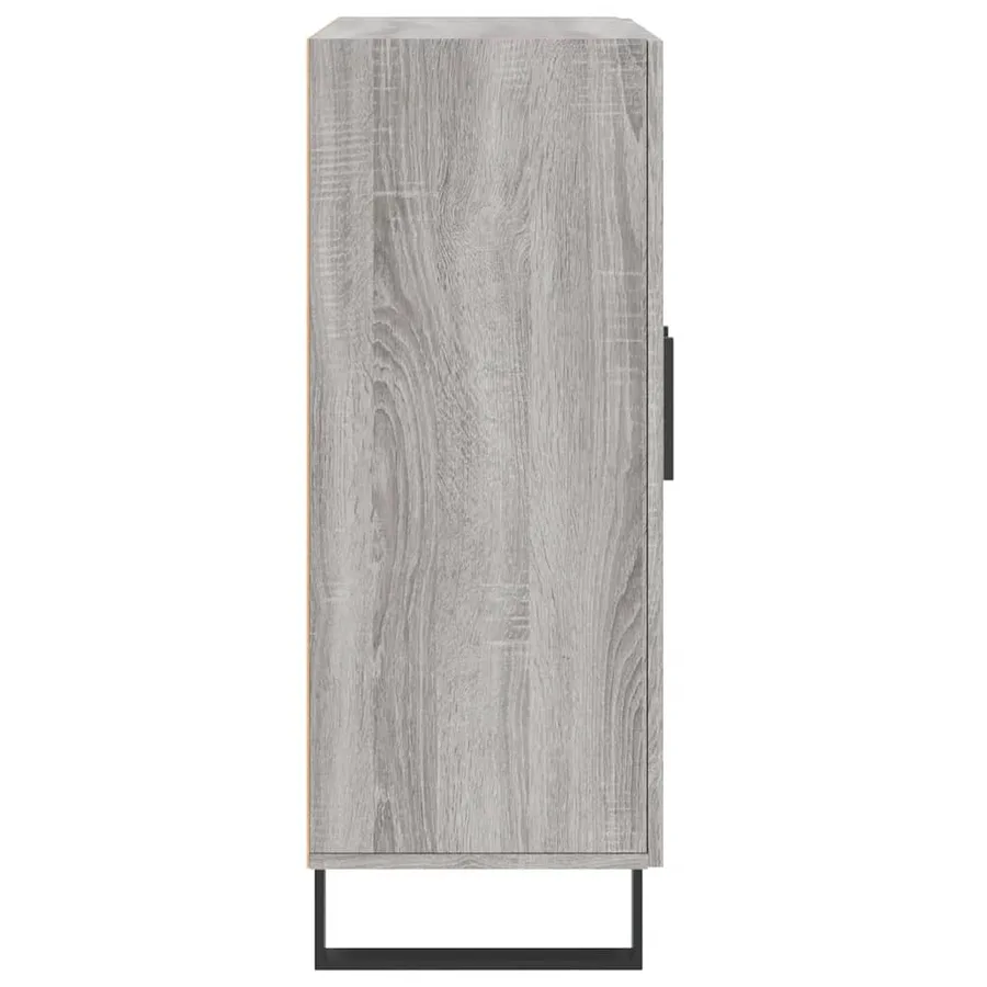 Buffet sonoma gris 69,5x34x90 cm bois d'ingénierie - 7