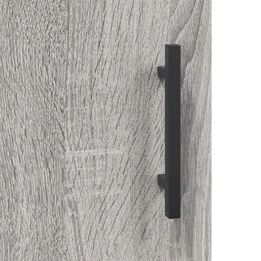Buffet sonoma gris 69,5x34x90 cm bois d'ingénierie - 9