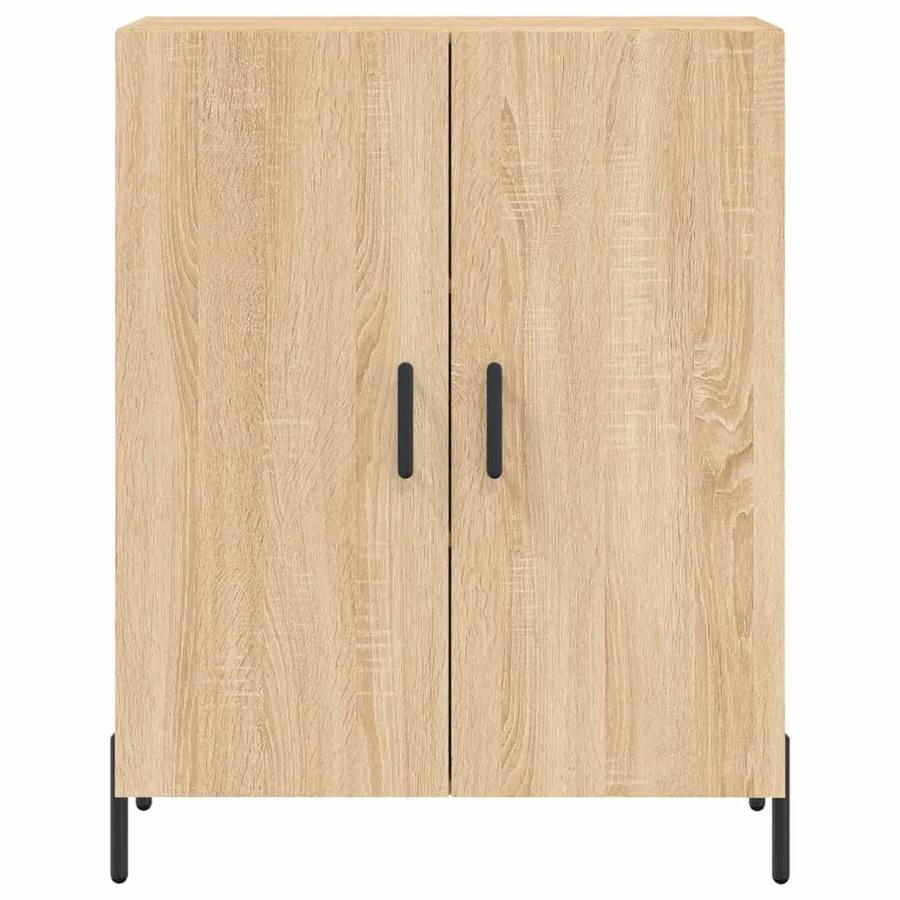 Buffet chêne sonoma 69,5x34x90 cm bois d'ingénierie - 5