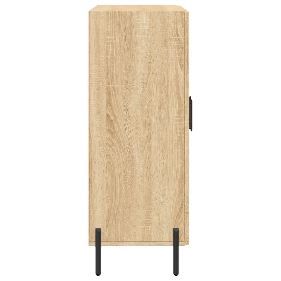 Buffet chêne sonoma 69,5x34x90 cm bois d'ingénierie - 7